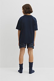 Teen Australian Cotton Short Sleeve Boxer Pyjama Set