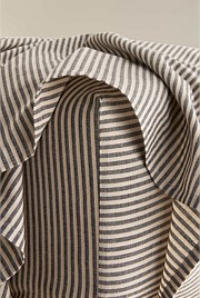 Brae Australian Cotton Stripe Queen Flat Sheet