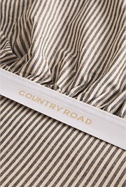 Brae Australian Cotton Stripe Queen Fitted Sheet