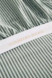 Brae Australian Cotton Stripe Queen Fitted Sheet
