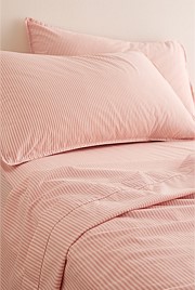 Brae Australian Cotton Stripe Queen Fitted Sheet