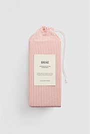 Brae Australian Cotton Stripe Queen Fitted Sheet
