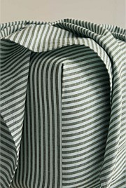 Brae Australian Cotton Stripe Queen Flat Sheet