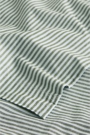 Brae Australian Cotton Stripe Queen Flat Sheet