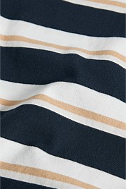 Australian Cotton Oversized Stripe Short Sleeve T-Shirt