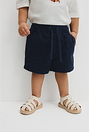 Organically Grown Cotton Pull On Cord Straight Short