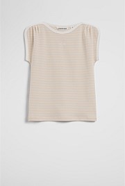 Australian Cotton Short Sleeve Stripe Rib T-Shirt