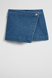 Denim Skort