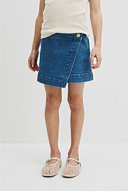 Denim Skort