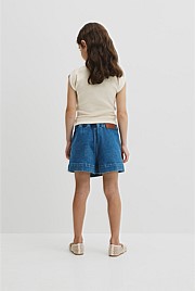 Denim Skort