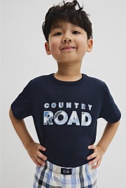 Australian Cotton Short Sleeve Logo Pyjama Set