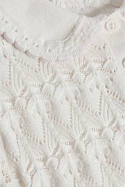 Australian Cotton Short Sleeve Collar Knit Top