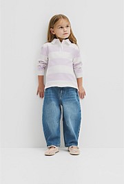 Organically Grown Cotton Blend Relaxed Heritage Sweat