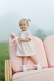 Stripe Pinafore
