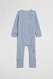 Organically Grown Cotton Waffle Jumpsuit