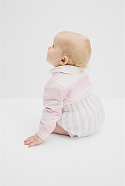 Organically Grown Cotton Blend Long Sleeve Rugby Top