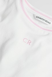 Australian Cotton Short Sleeve Crop Boxy T-Shirt