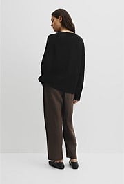 Organically Grown Cotton Tape Yarn Sweater