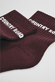 Australian Cotton Blend CR Sport Quarter Crew Sock