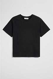Textured Short Sleeve Slub T-Shirt