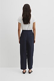 Tapered Linen Pant