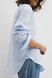 Oversized Linen Shirt