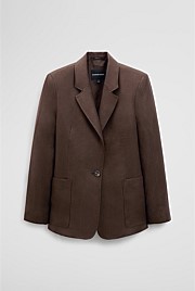 Linen Relaxed Blazer