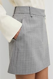Pinstripe Mini Skirt