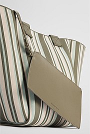 Stripe Knit Shopper