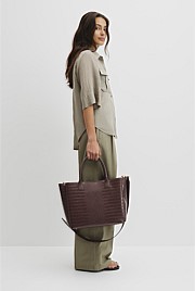 Panelled Work Tote