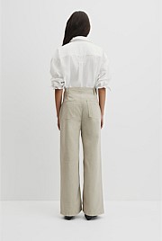 Refined High Rise Wide Leg Jean