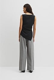 Asymmetrical Hem Blouse