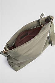 Soft Top Zip Crossbody Bag