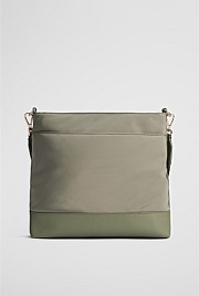 Soft Top Zip Crossbody Bag