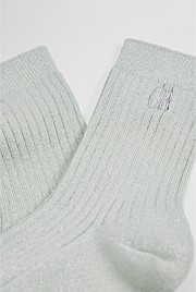 Australian Cotton Blend Country Road Metallic Sock