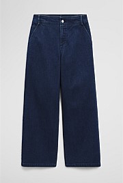 Refined High Rise Wide Leg Jean