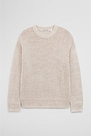 Organically Grown Cotton Tape Yarn Sweater
