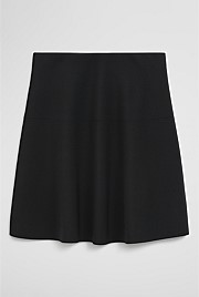 Compact Knit Mini Skirt