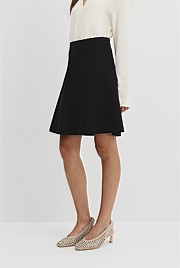Compact Knit Mini Skirt