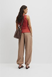 Spliced Bucket Bag