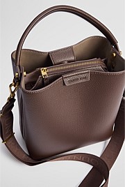 Spliced Bucket Bag