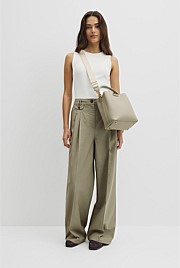 Spliced Bucket Bag