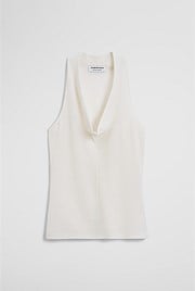 Wool V-Neck Drape Tank
