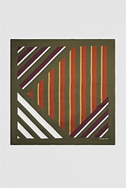 Silk Multi Stripe Scarf
