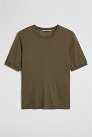 Short Sleeve Knit Tee