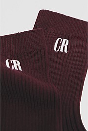 Australian Cotton Blend CR Ribbed Three Quarter Crew Sock