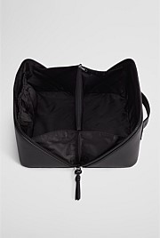Branded Detail Large Convertible Cosmetic Case