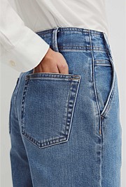 Refined High Rise Wide Leg Jean