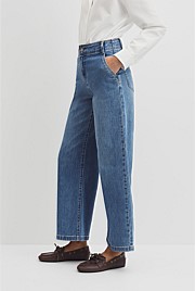 Refined High Rise Wide Leg Jean