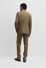 Regular Fit Linen Jacket